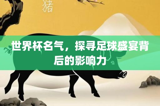 世界杯名气，探寻足球盛宴背后的影响力