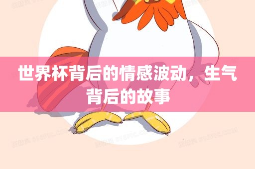 世界杯背后的情感波动，生气背后的故事