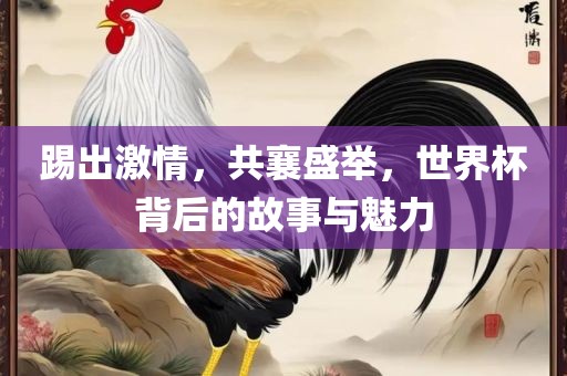 踢出激情，共襄盛举，世界杯背后的故事与魅力