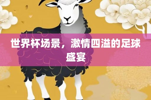 世界杯场景，激情四溢的足球盛宴