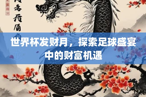 世界杯发财月，探索足球盛宴中的财富机遇