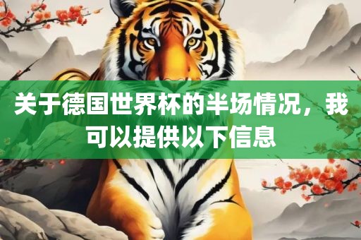 关于德国世界杯的半场情况，我可以提供以下信息