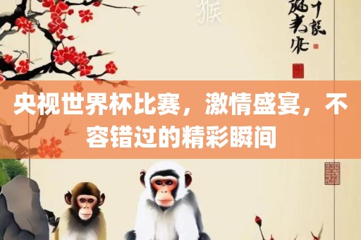 央视世界杯比赛，激情盛宴，不容错过的精彩瞬间