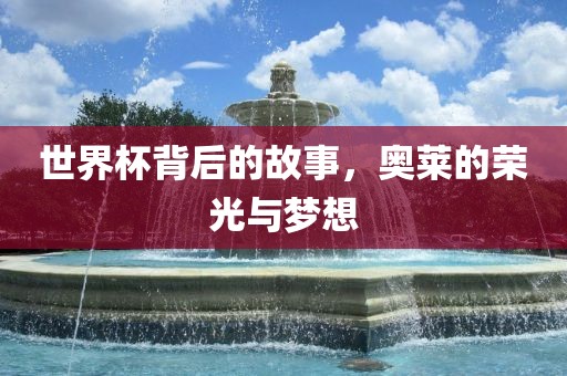 世界杯背后的故事，奥莱的荣光与梦想