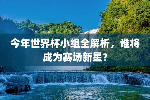 今年世界杯小组全解析，谁将成为赛场新星？