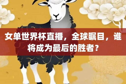 女单世界杯直播，全球瞩目，谁将成为最后的胜者？