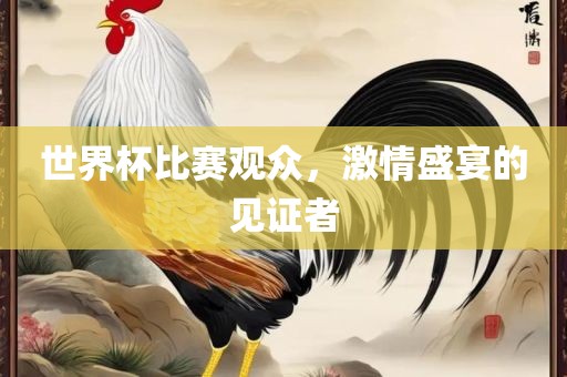 世界杯比赛观众，激情盛宴的见证者