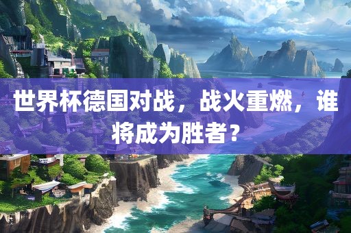 世界杯德国对战，战火重燃，谁将成为胜者？