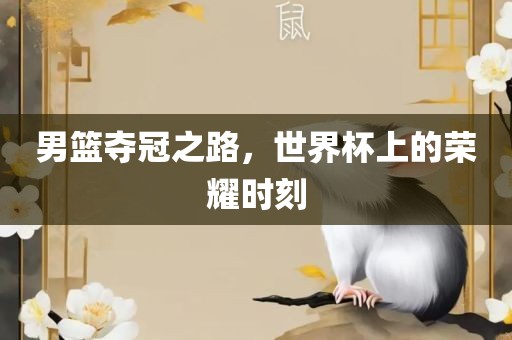 男篮夺冠之路，世界杯上的荣耀时刻