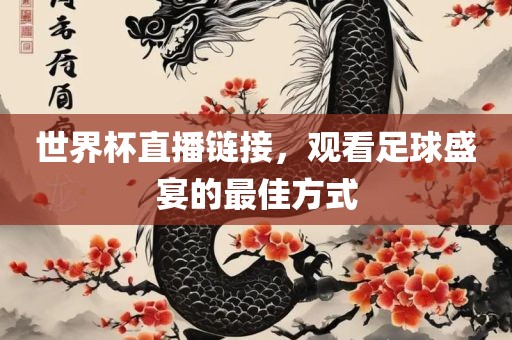 世界杯直播链接，观看足球盛宴的最佳方式