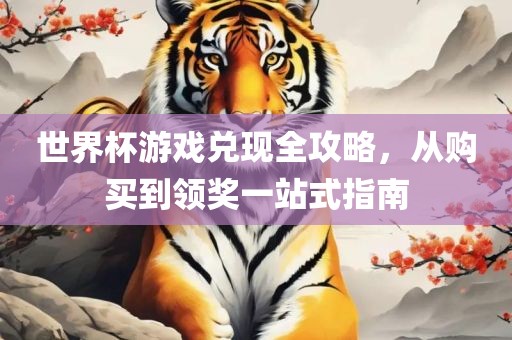 世界杯游戏兑现全攻略，从购买到领奖一站式指南