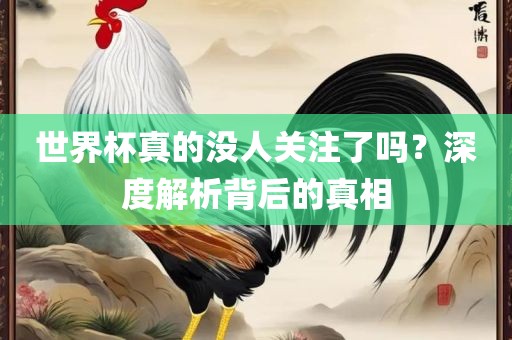 世界杯真的没人关注了吗？深度解析背后的真相