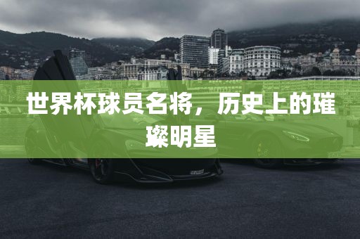 世界杯球员名将，历史上的璀璨明星